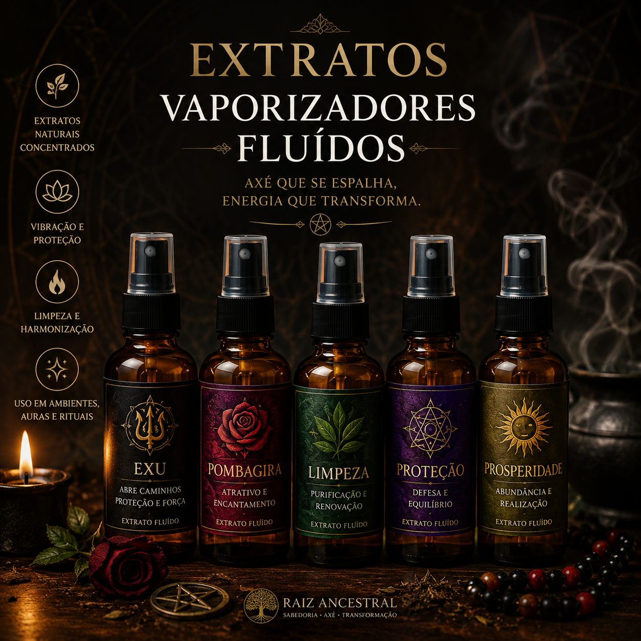 Extratos e Vaporizadores, Fluídos