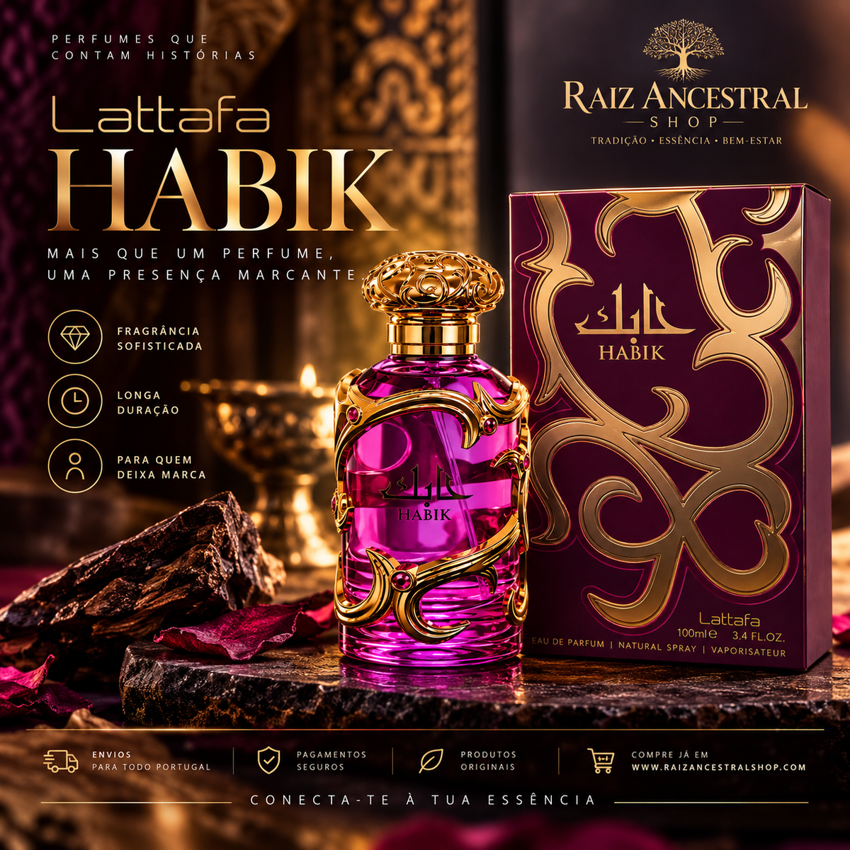 Lattafa Habik 100ml Eau de Parfum
