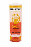 Vela Votiva Vermelha e Branca 250g | Vela Esotérica para Rituais, Orações e Firmezas