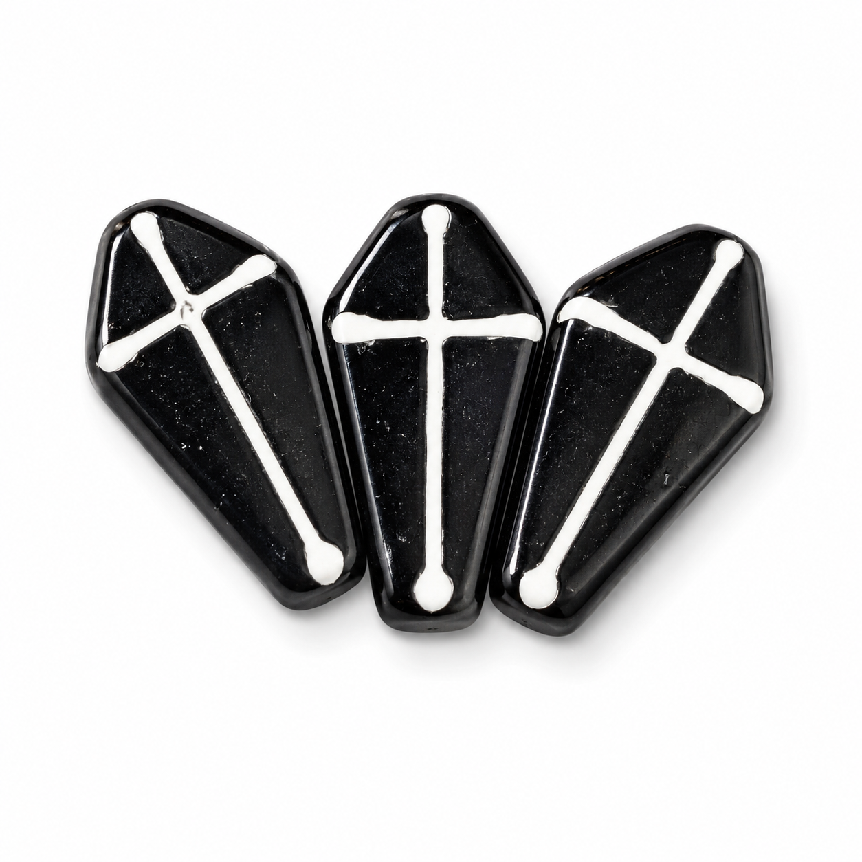 Caixão Preto com Cruz Branca | Artigo Ritual para Exu, Pombagira e Altar Espiritual
